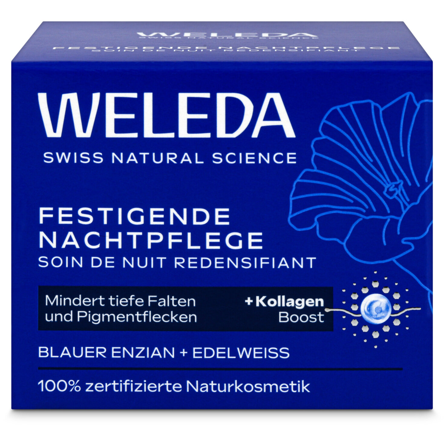 Weleda Festigende Nachtpflege Blauer Enzian & Edelweiss