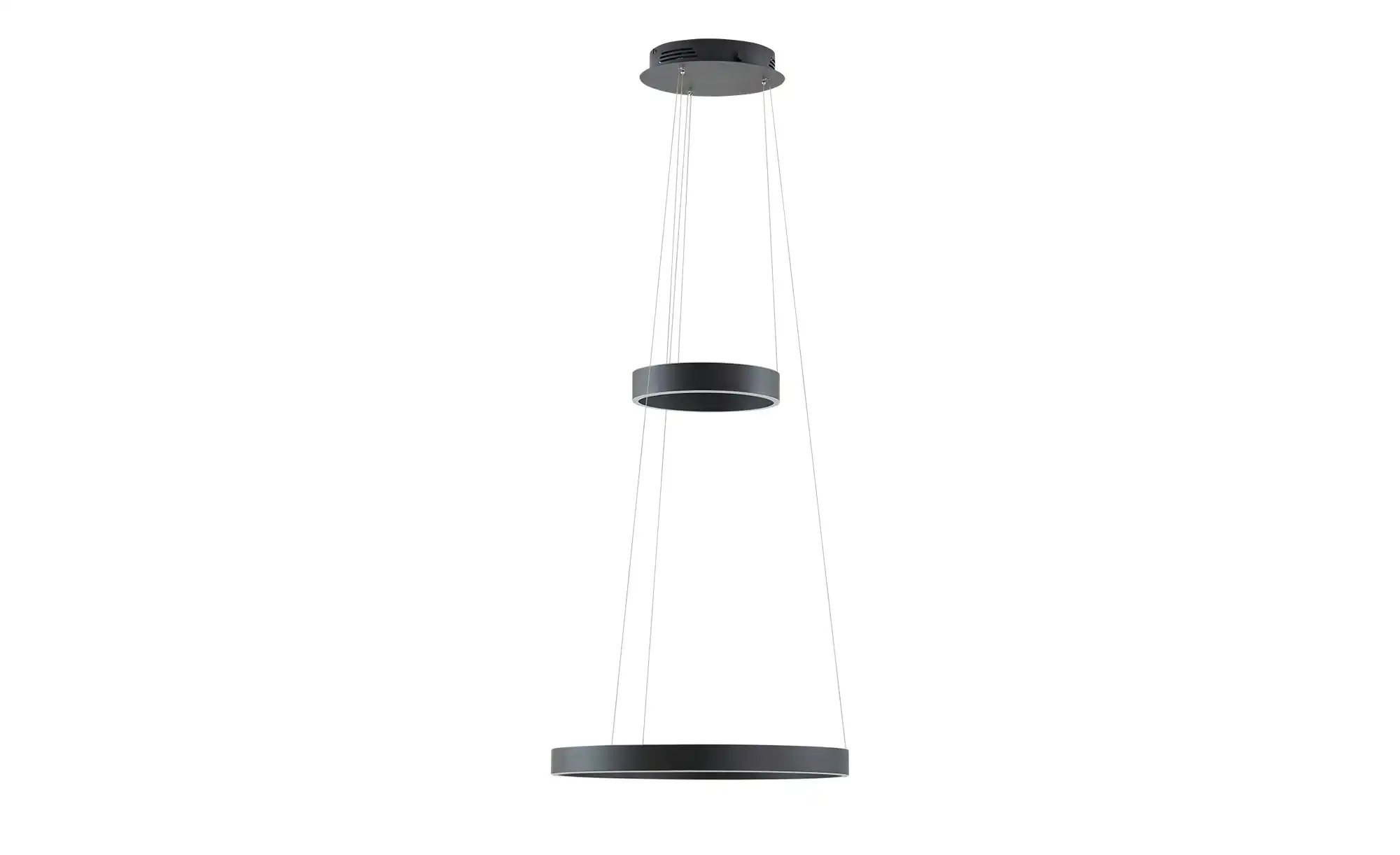 HELL-höllisch gutes Licht LED-Pendelleuchte, schwarz `Ringe´