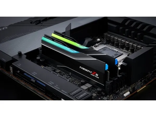 G.Skill Trident Z5 Neo RGB - DDR5 - sæt - 32 GB: 2 x 16 GB - DIMM 288-PIN - 6000 MT/s / PC5-48000 - CL30 - 1.35 V - ikke bufferet - ikke-ECC - mat sort