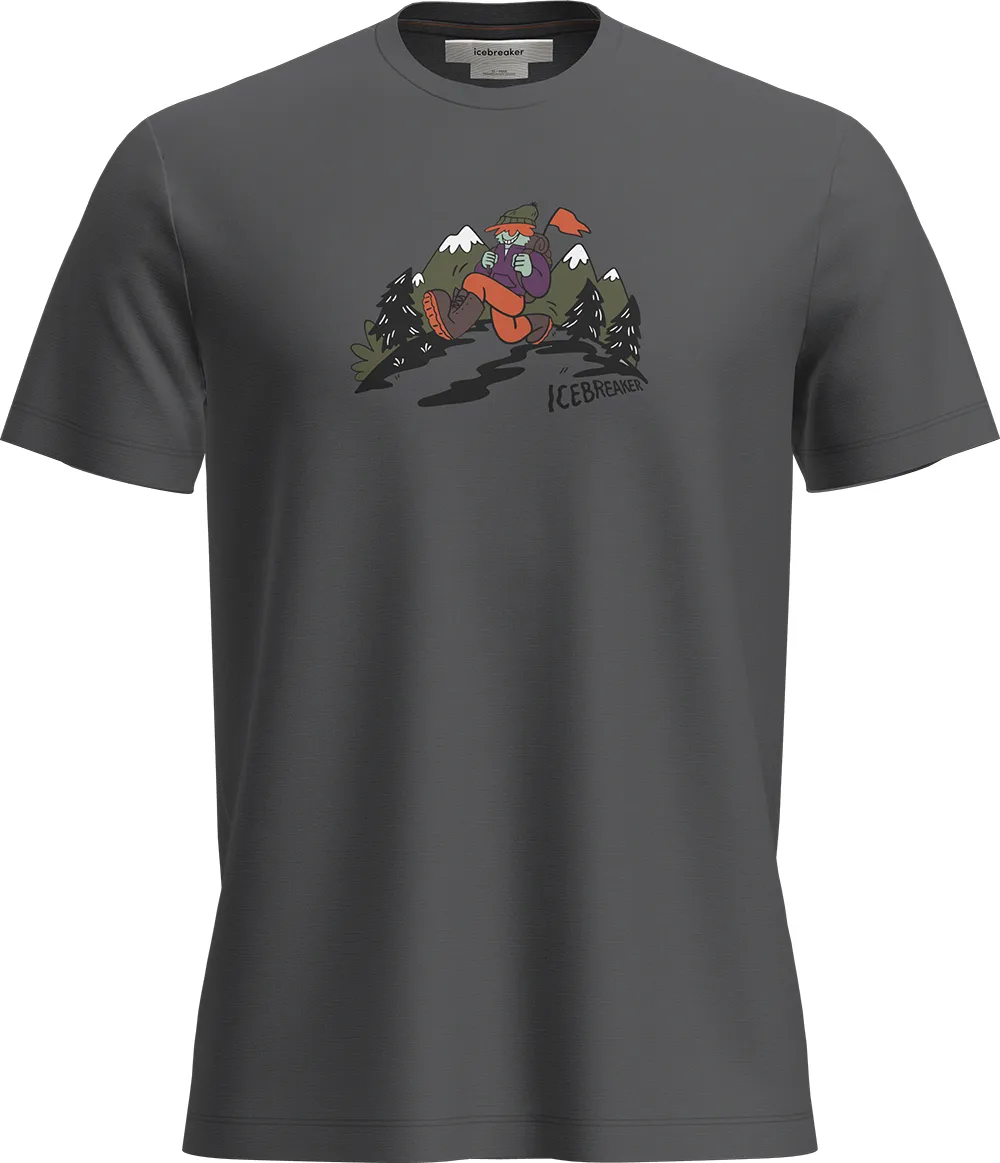 Icebreaker Men's Merino 150 Tech Lite Shortsleeve Tee Catch Obsidian