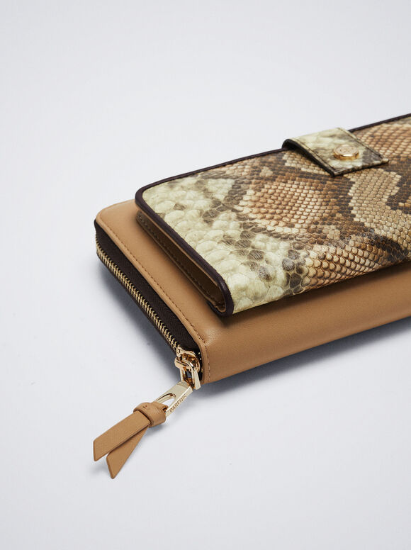 Carteira Patchwork - Bege