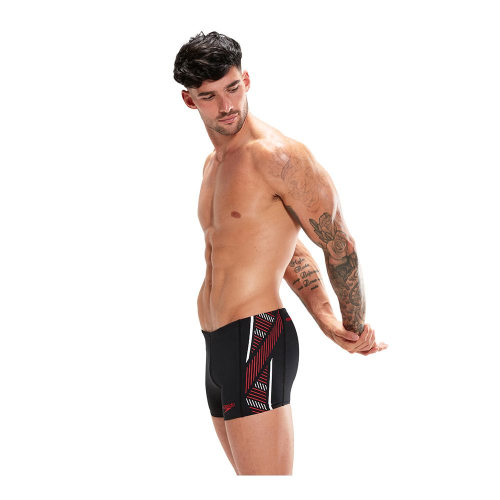 Speedo ECO+ TECH PANEL - Short de bain Homme blackred