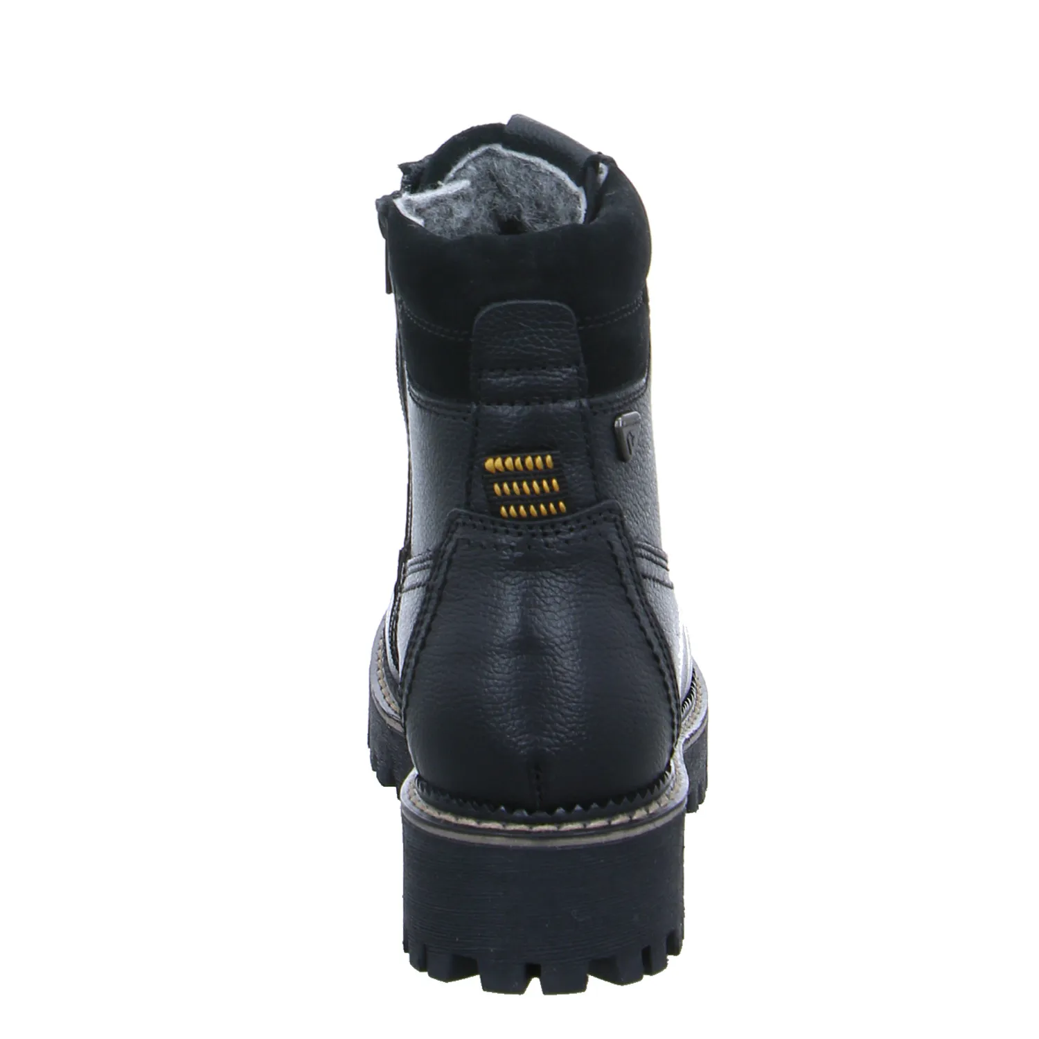 TAMARIS Boot Schwarz Leder  mit Primaloft