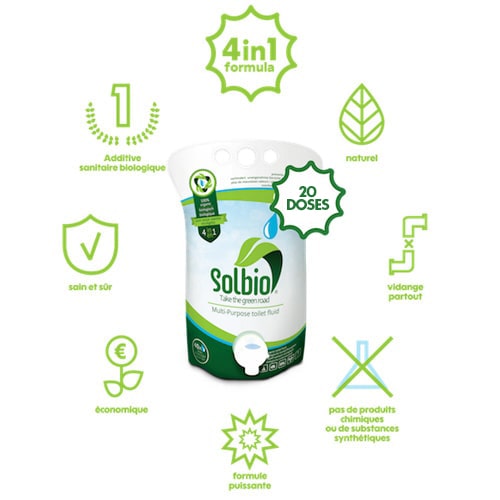 SolBIO Original 0.8L additif sanitaire biologique 4 en 1
