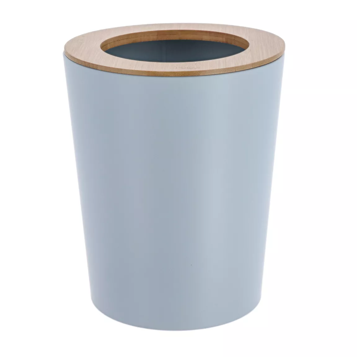 Poubelle salle de bain 5L Purebamboo Bleu clair
