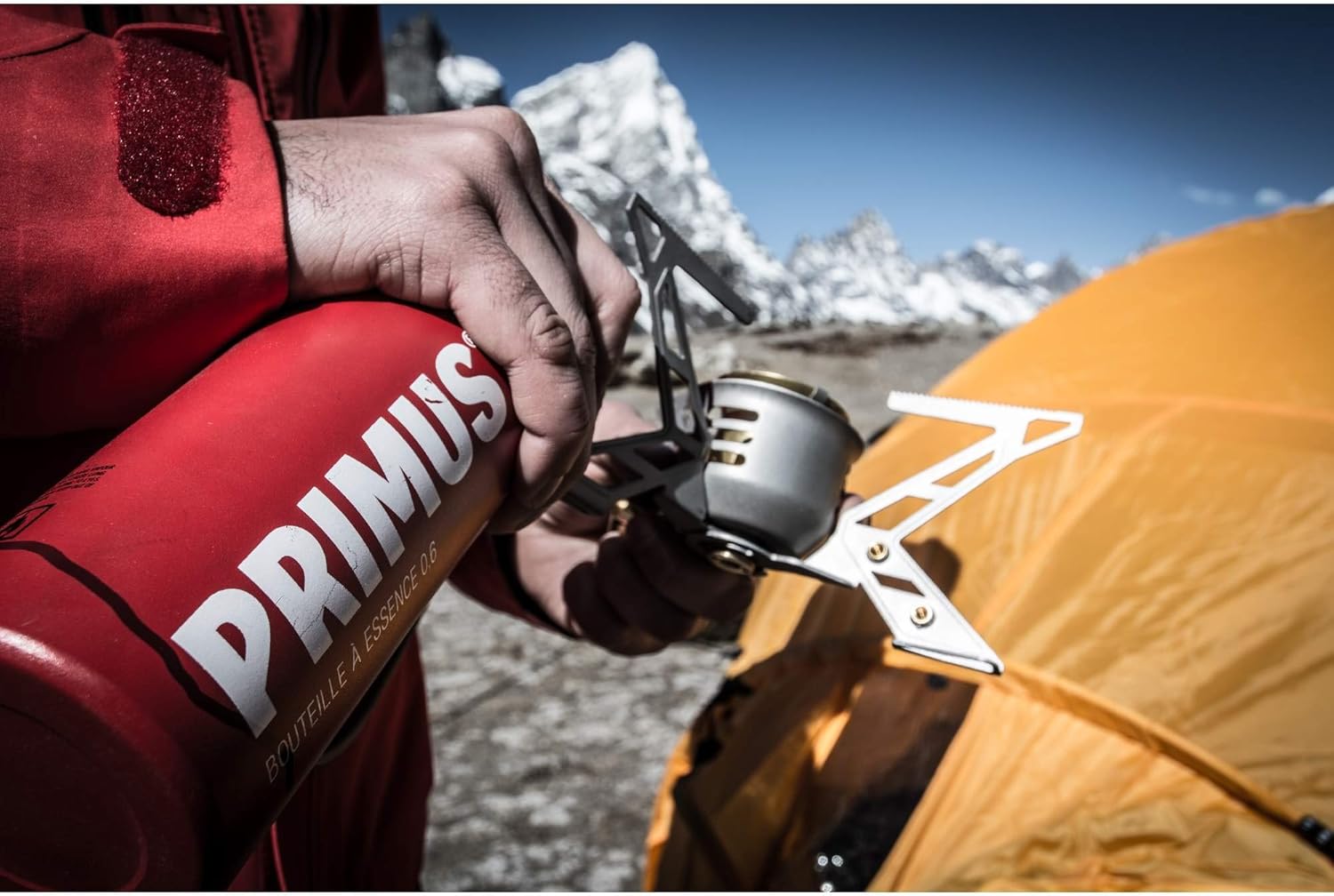 Primus – OmniFuel II Kocher mit Flasche und Tasche