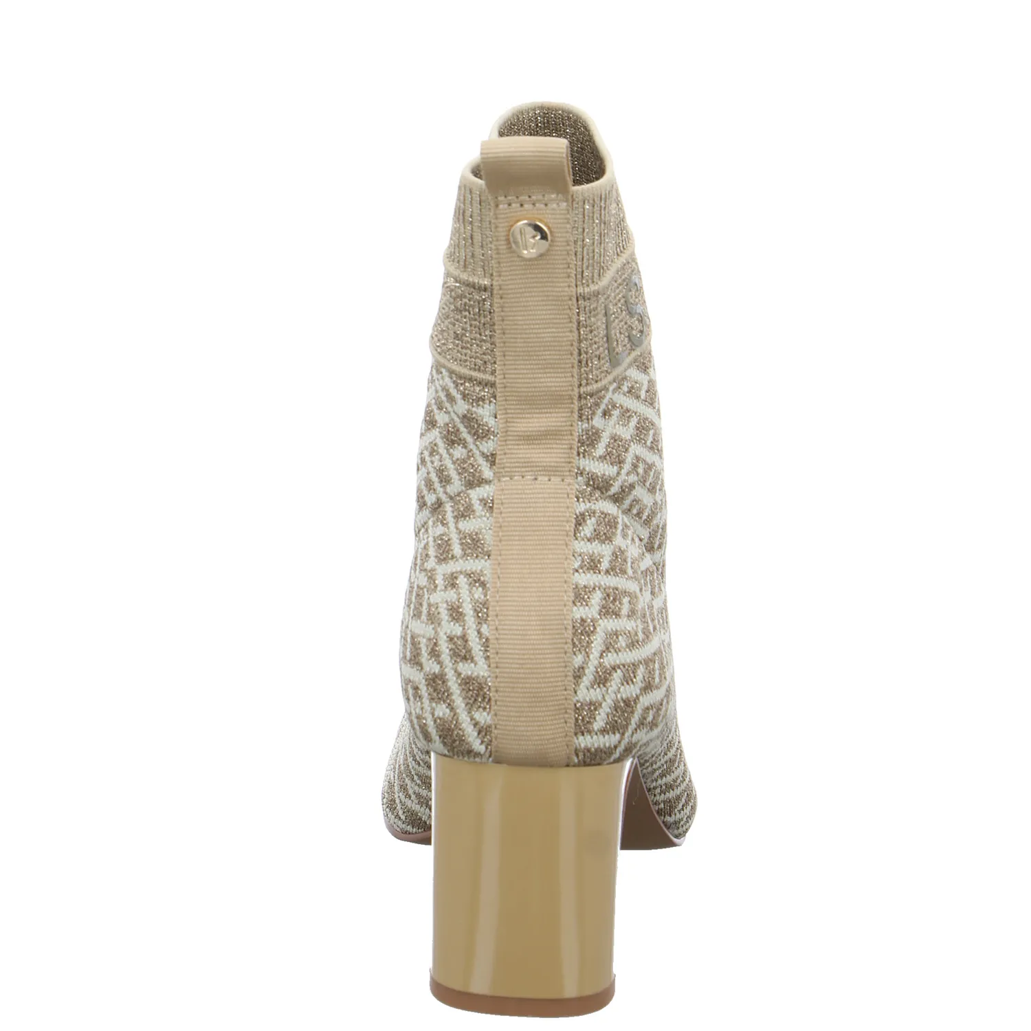 LA STRADA Stiefelette Gold Textil