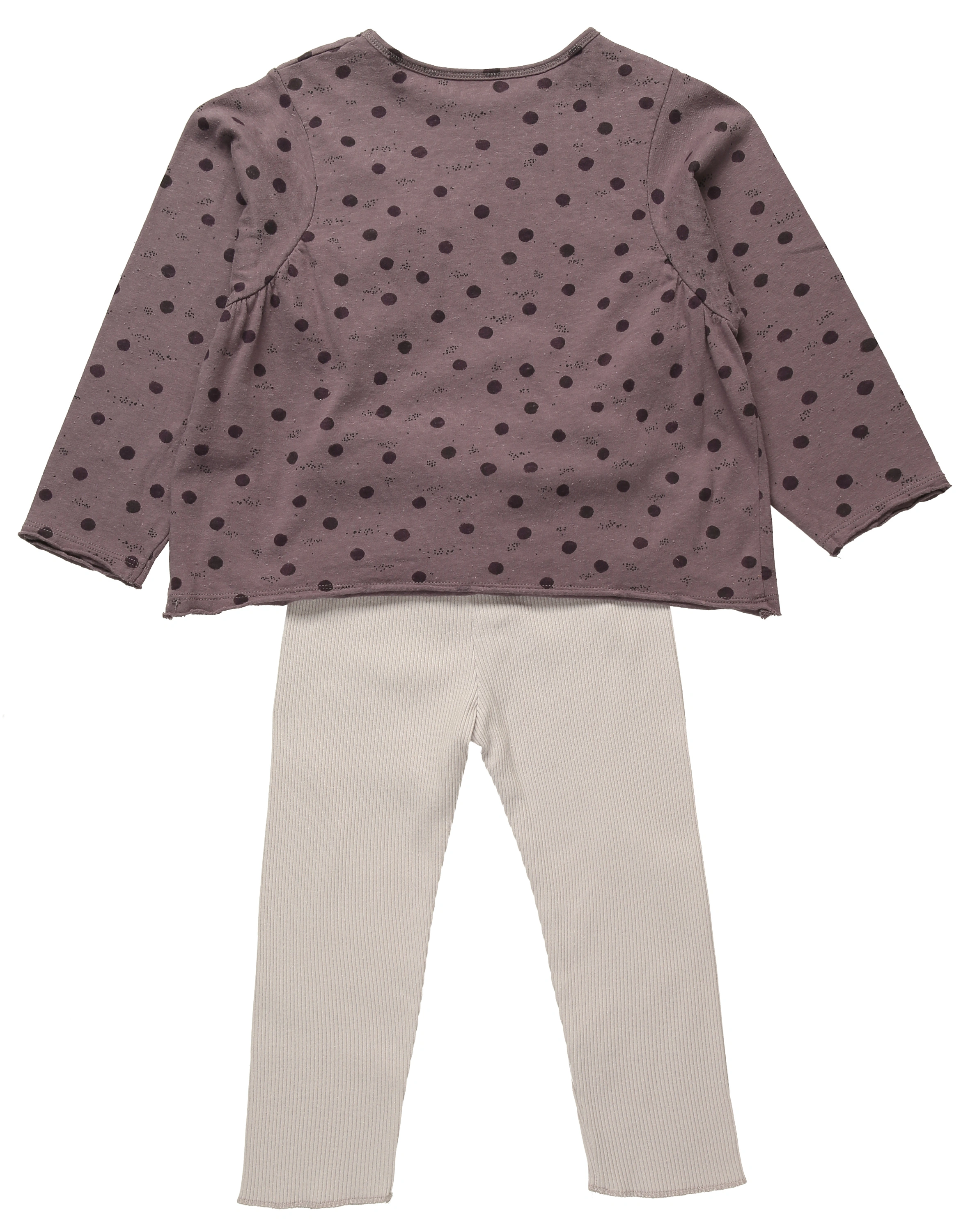 Schlafanzug DOTS lang in lavander
