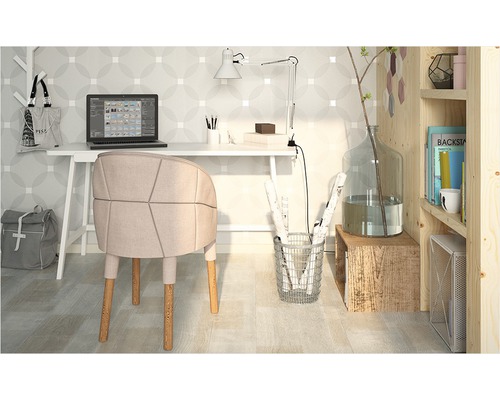 Bureaulamp, 1-lichts, H 70 cm, Hobby, wit