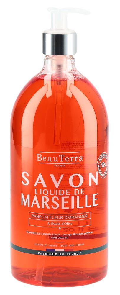 BEAUTERRA Flüssigseife Marseille liq Orangenblüte 1000 ml