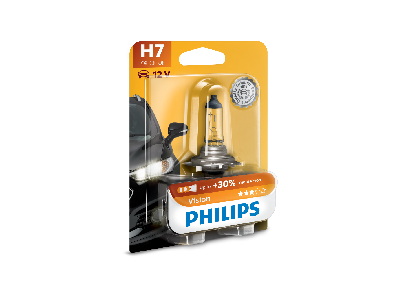 LÂMPADA AUTO PHILIPS VISION H7 12V 55W
