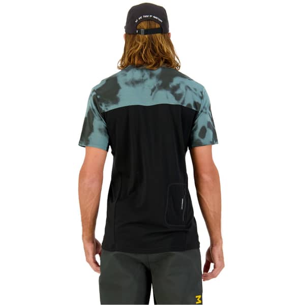 MONS ROYALE MENS REDWOOD VT ALU AOP SAGE TIE DYE/BLACK