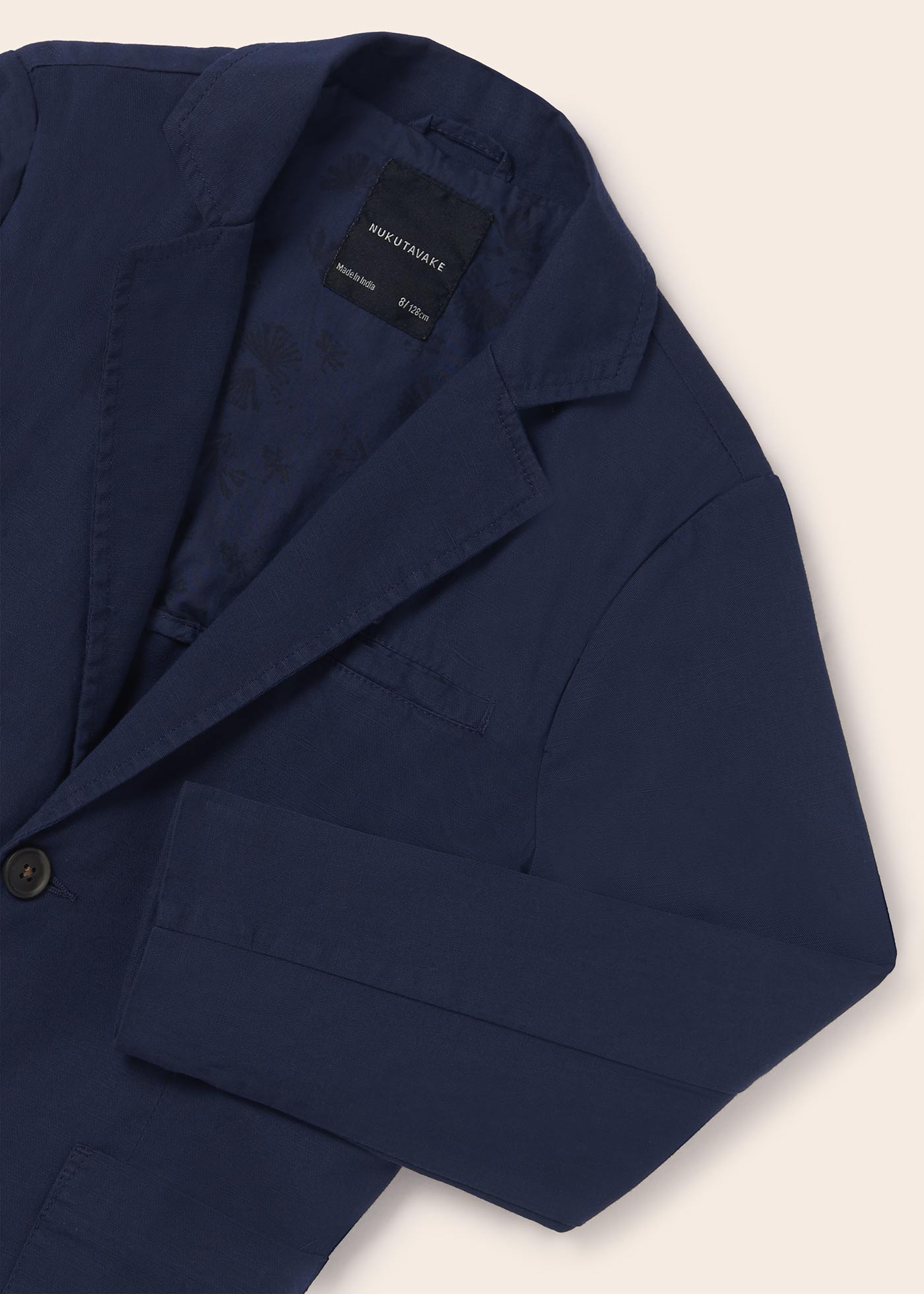 Blazer de algodão para menino
