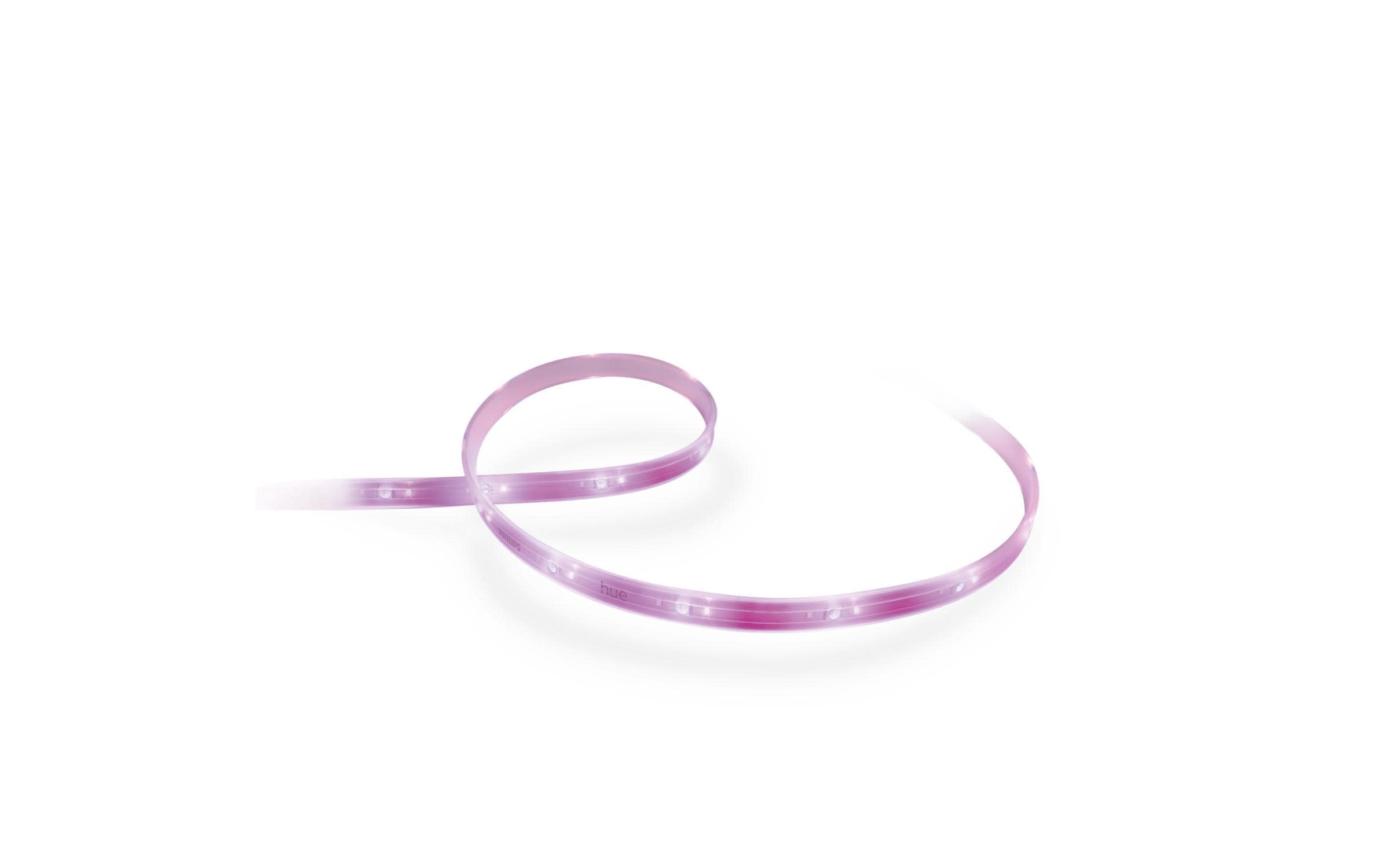 White & Color Ambiance Lightstrip Plus 1m ErweiterungKabellose, mittels Smartphone steuerbare Leuchtstreifen