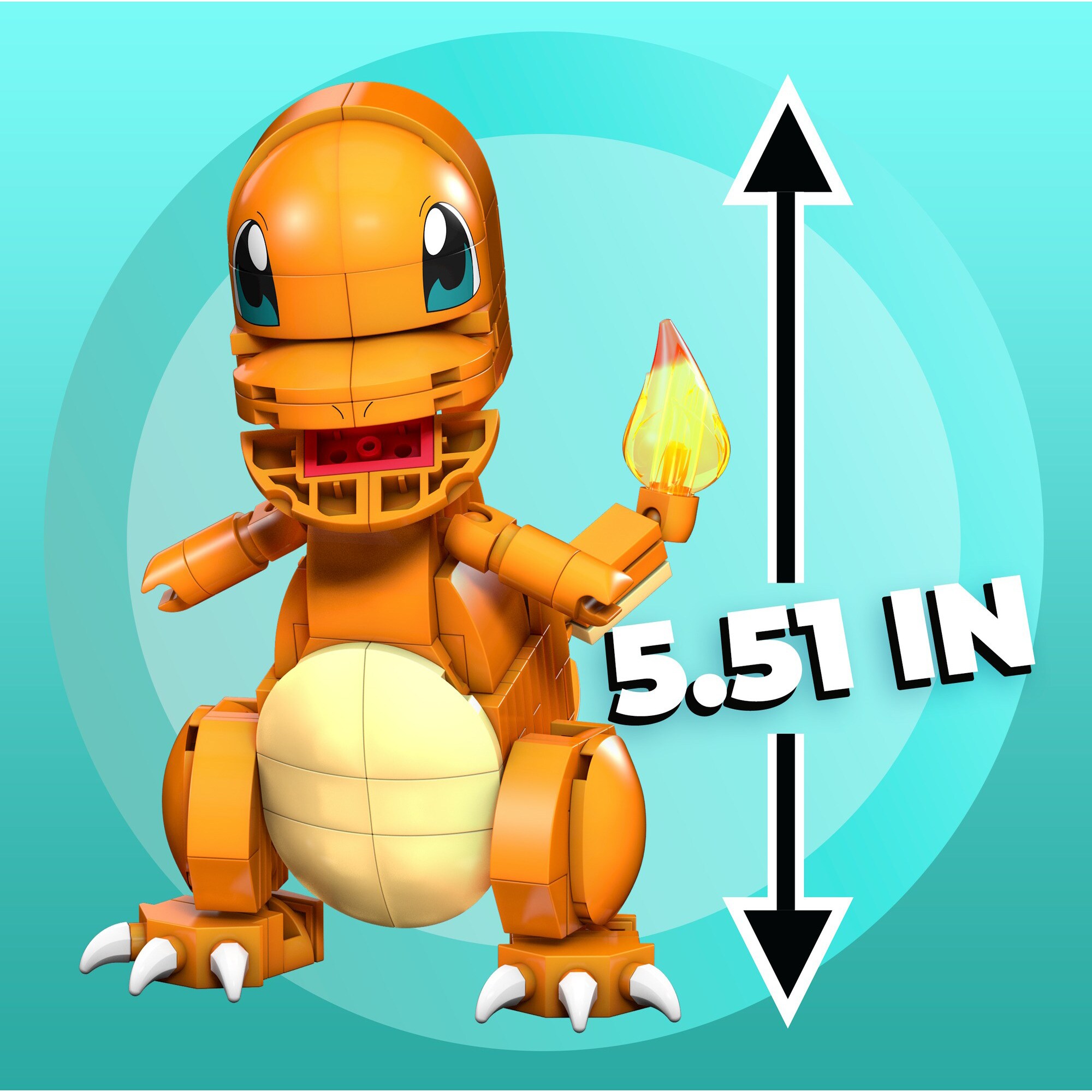 Mattel Konstruktionsspielzeug Pokémon Charmander