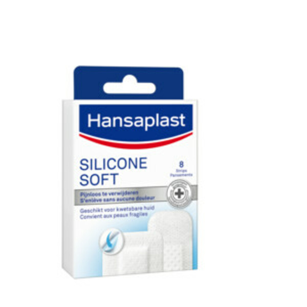 Hansaplast Silicone Soft 8 stuks