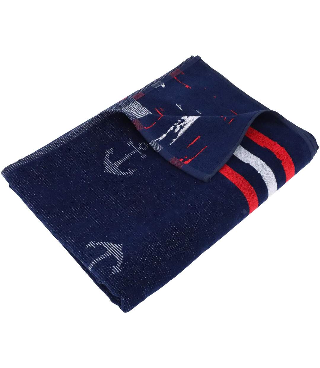 Drap de plage 100x180 cm NALA bleu