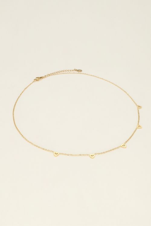 Ketting met kleine hartjes