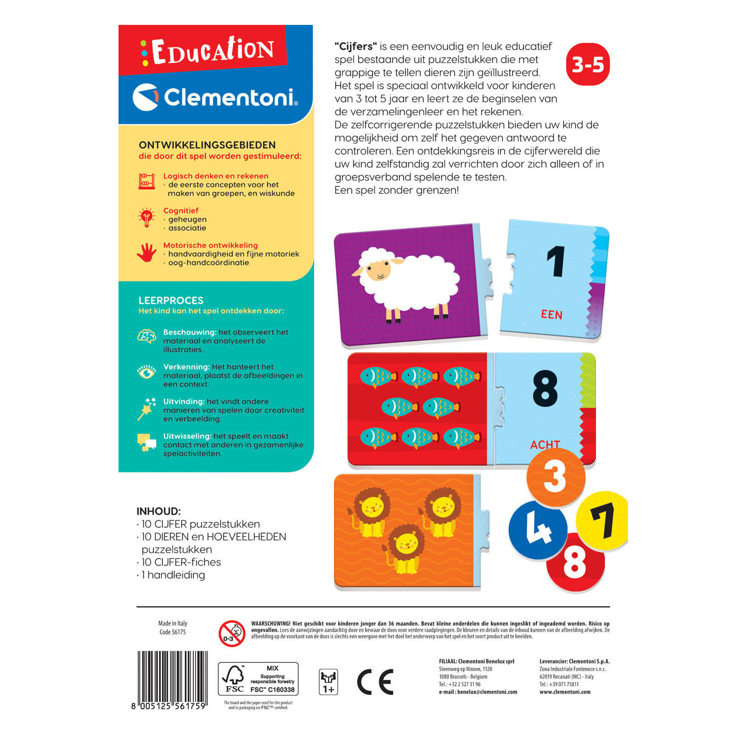 Clementoni Education - Cijfers