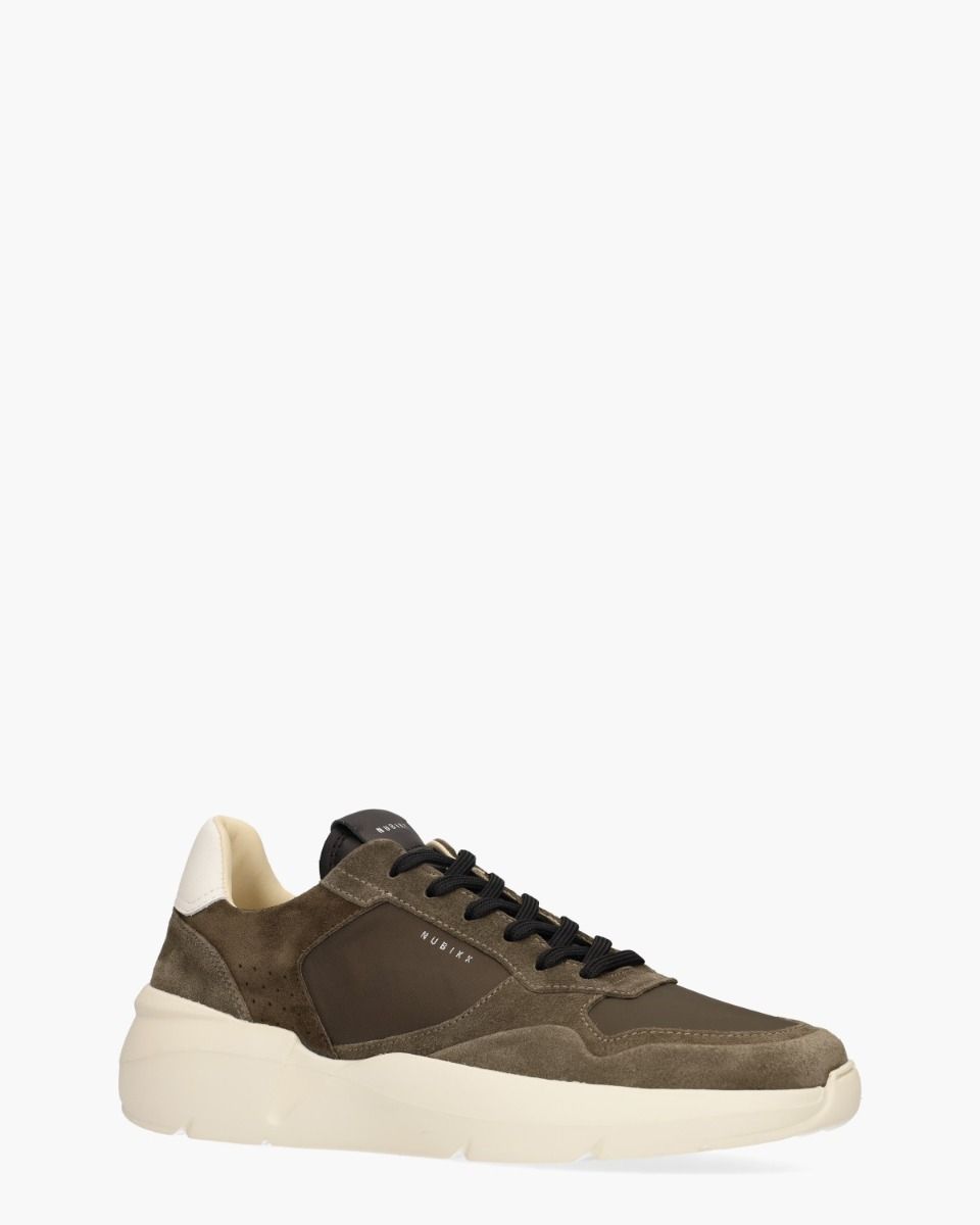 Nubikk Roque Road Wave Donkerbruin Herensneakers