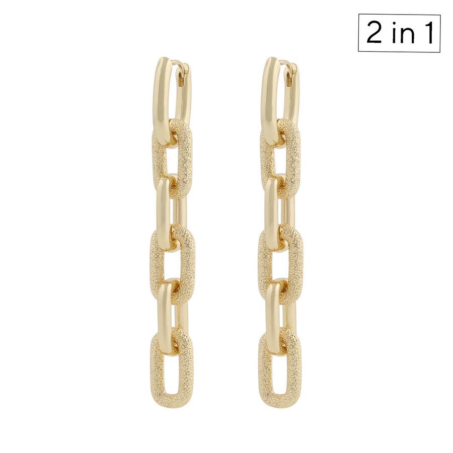 Snö Of Sweden Serena Long Earring Plain Gold