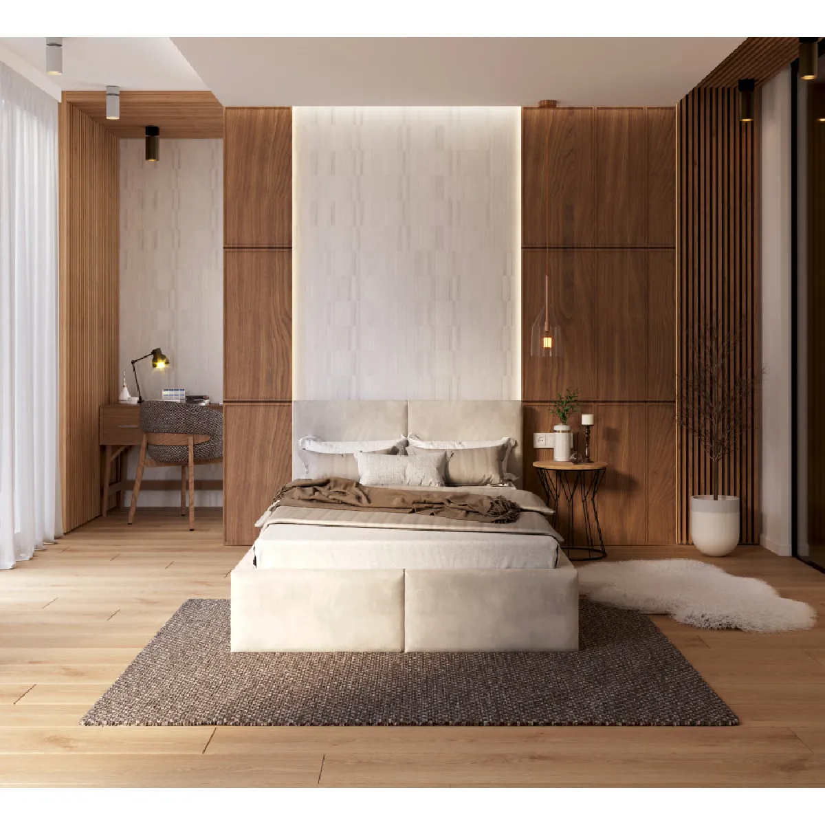 Kids Literie Tesia Lit Coffre - 120x200 - Crème