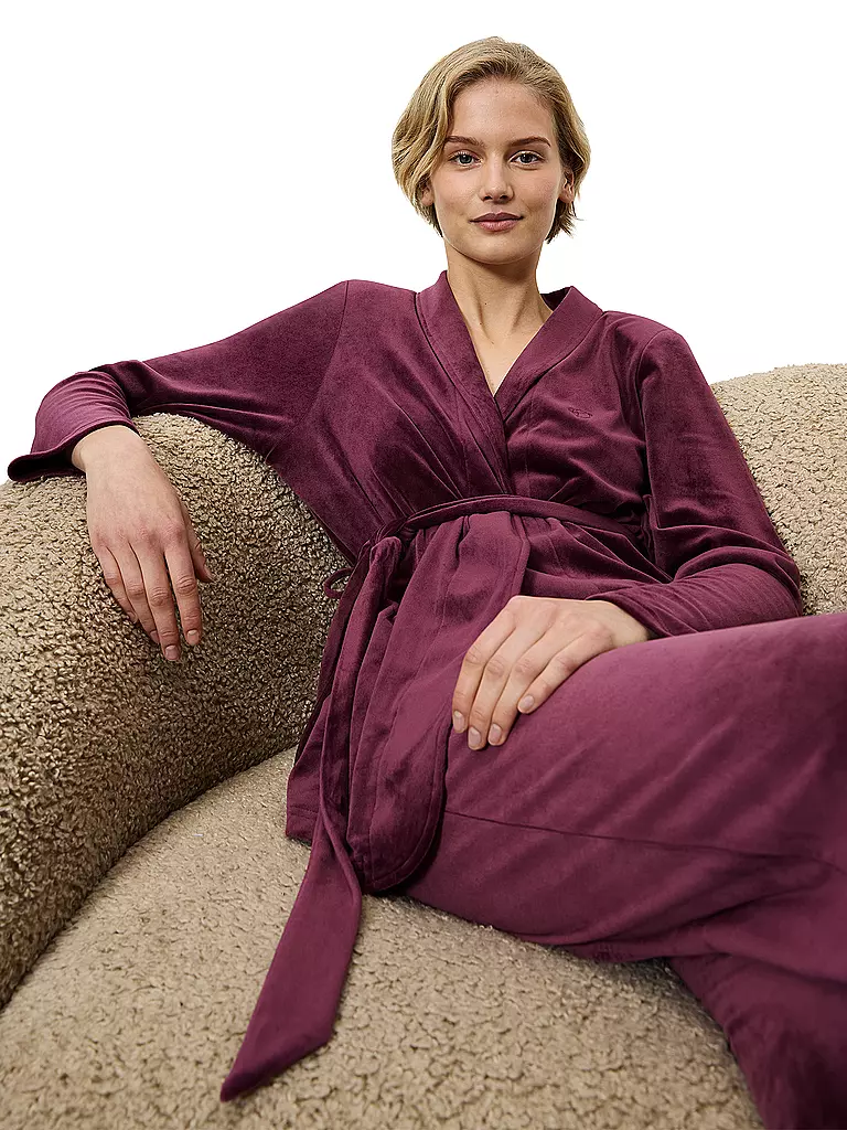 TRIUMPH Loungewear Jacke dunkelrot