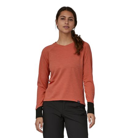 DIRT CRAFT Damen-Langarmshirt  quarz coral  XL