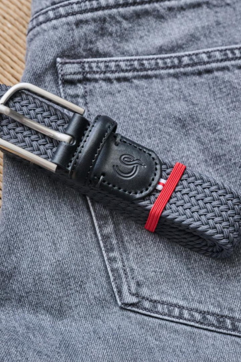 La Boucle grijze heren riem