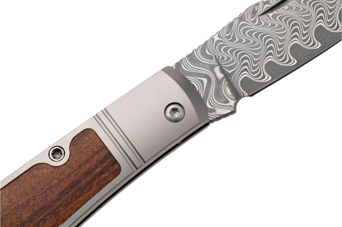 Kizer Vanguard Trestle V3761A2 Acid Washed Damascus, Titanium Mkuruti Inlay, zakmes, Azo design