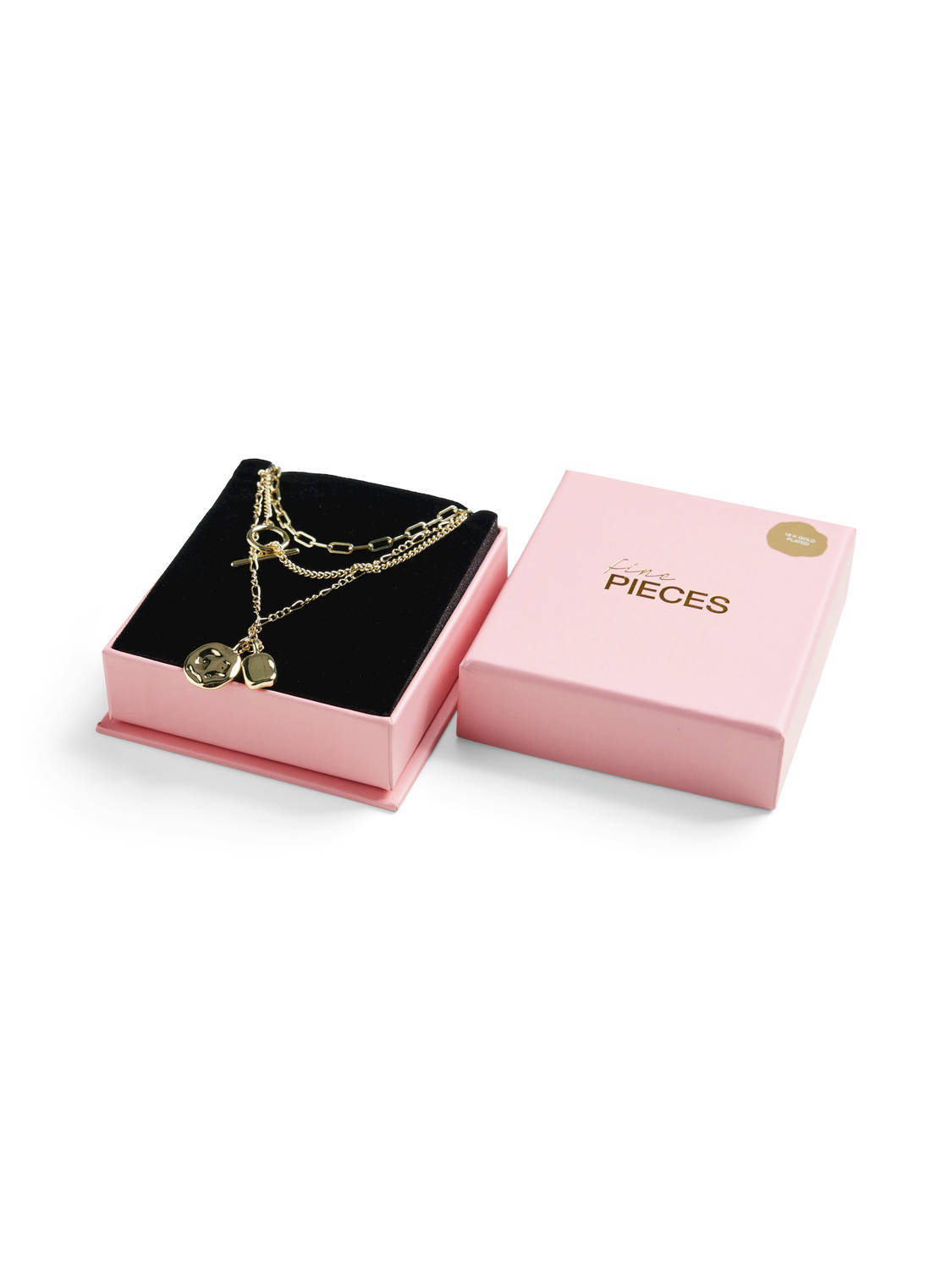 PIECES gelaagde ketting FPNIANA goudkleurig