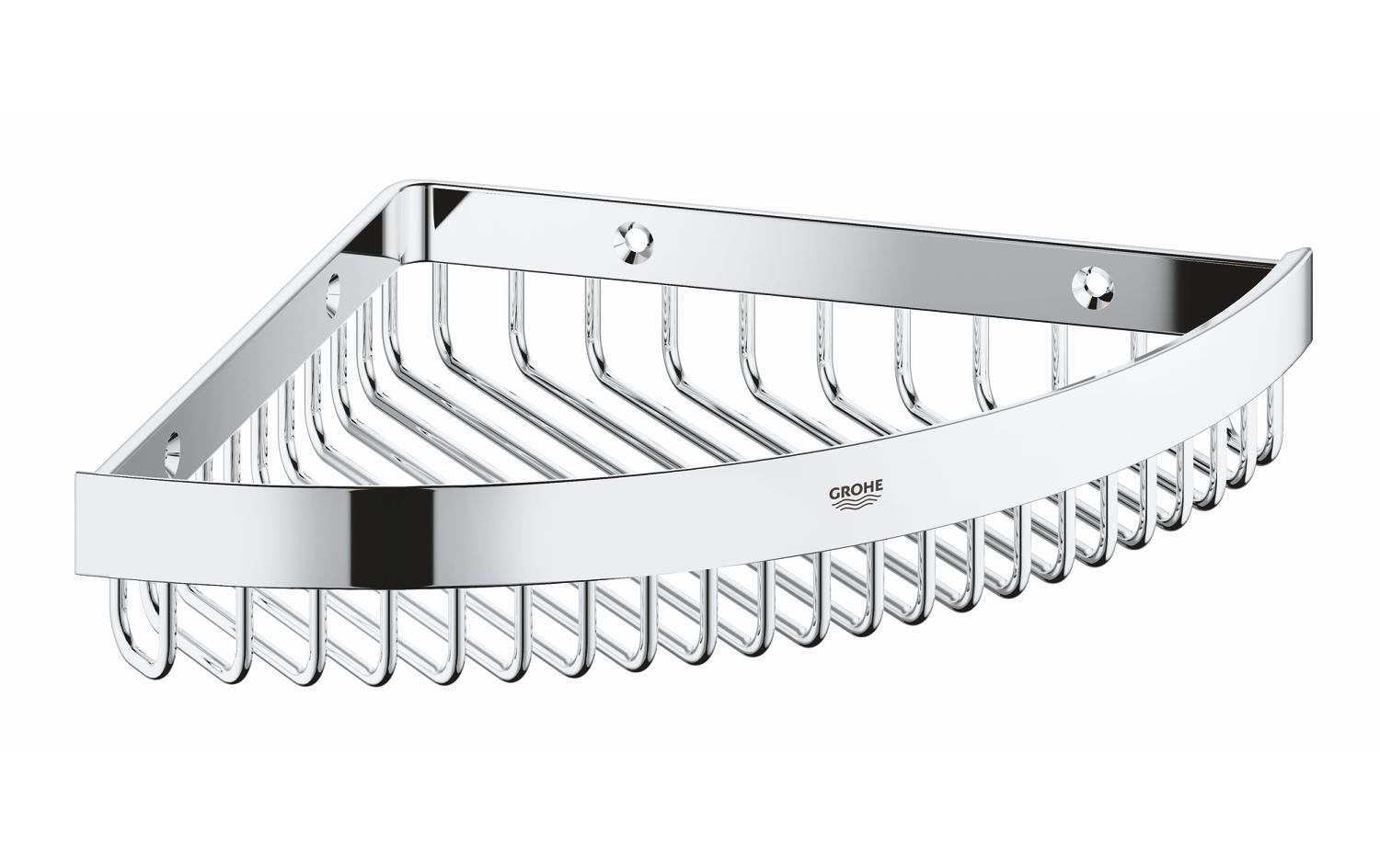 Duschmittelhalter Selection Cube Silber<br>Ablagekorb Selection Cube
