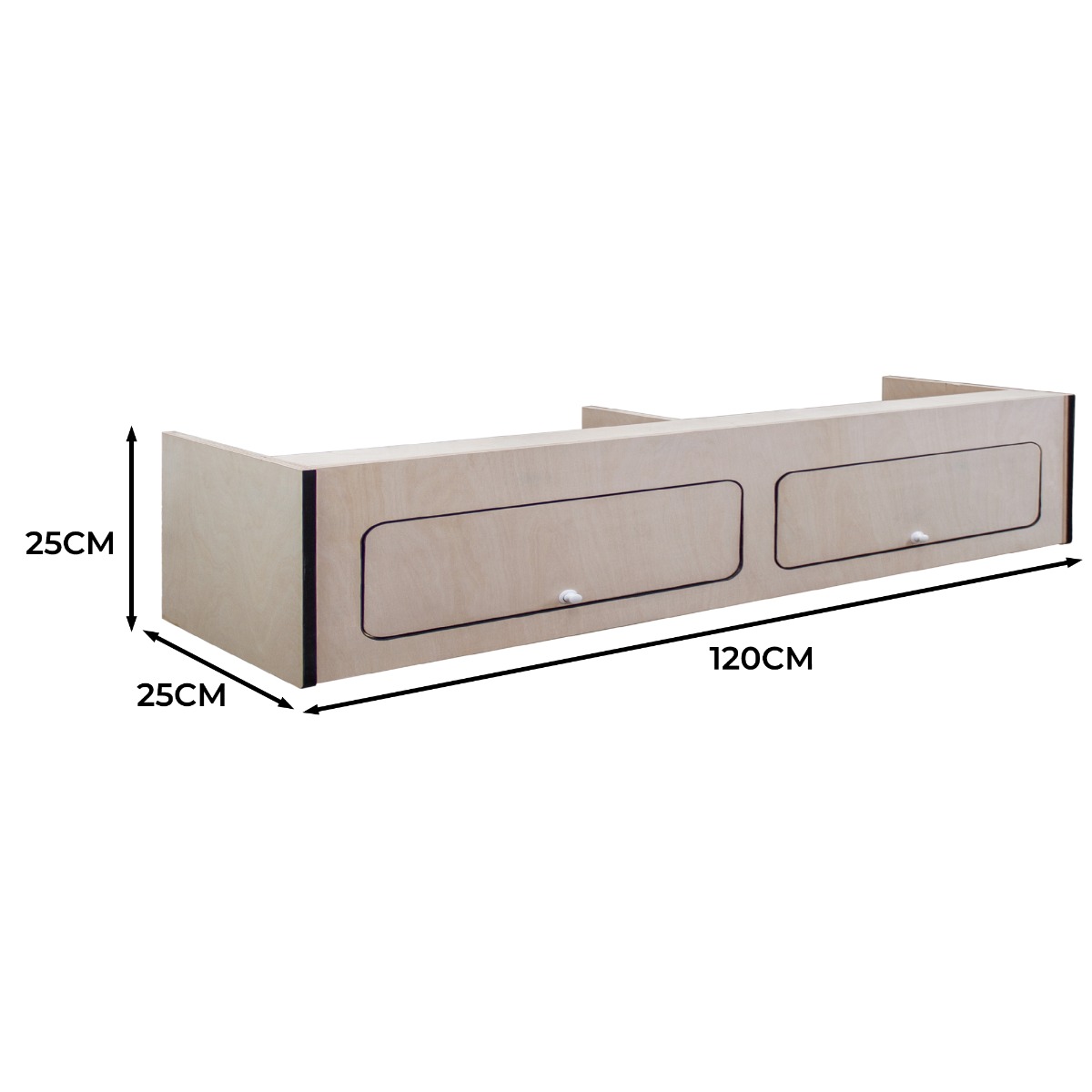 Monster Shop DIY 120x25B camperbus bovenkasten