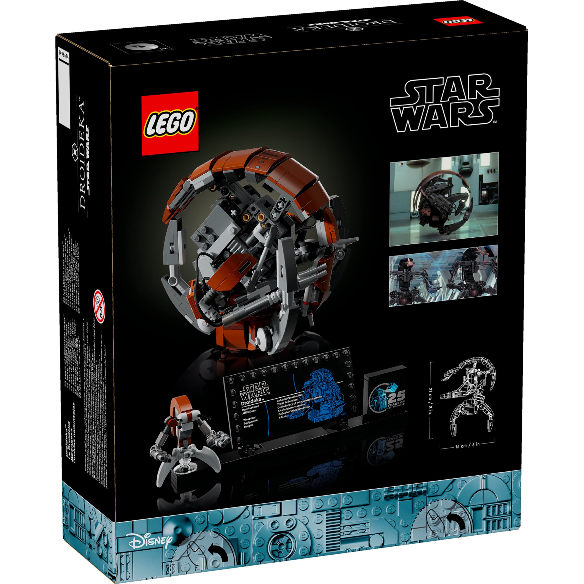 LEGO Konstruktionsspielzeug Star Wars Droideka
