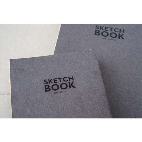 SKETCH BOOK Grey Skizzenbuch