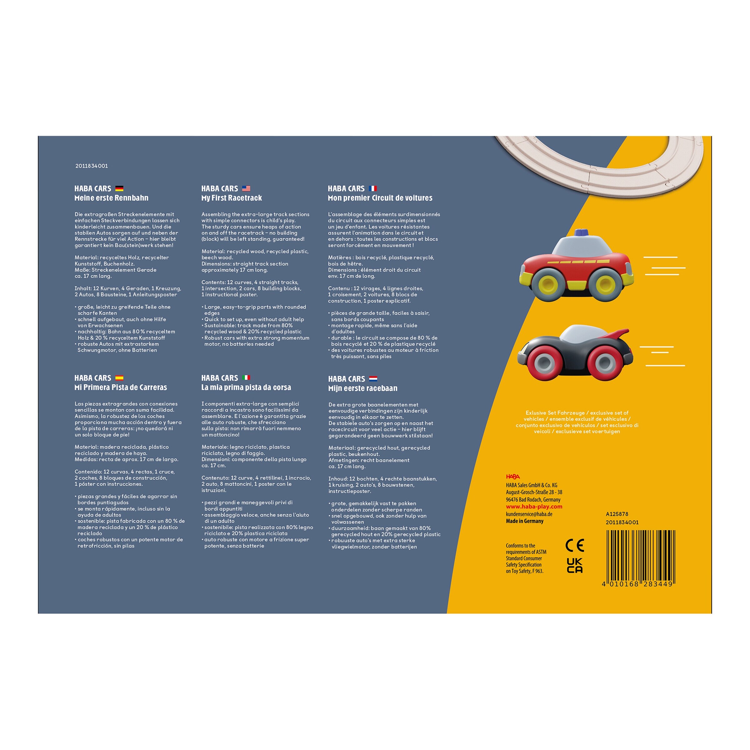 Haba Haba Cars - Meine erste Rennbahn