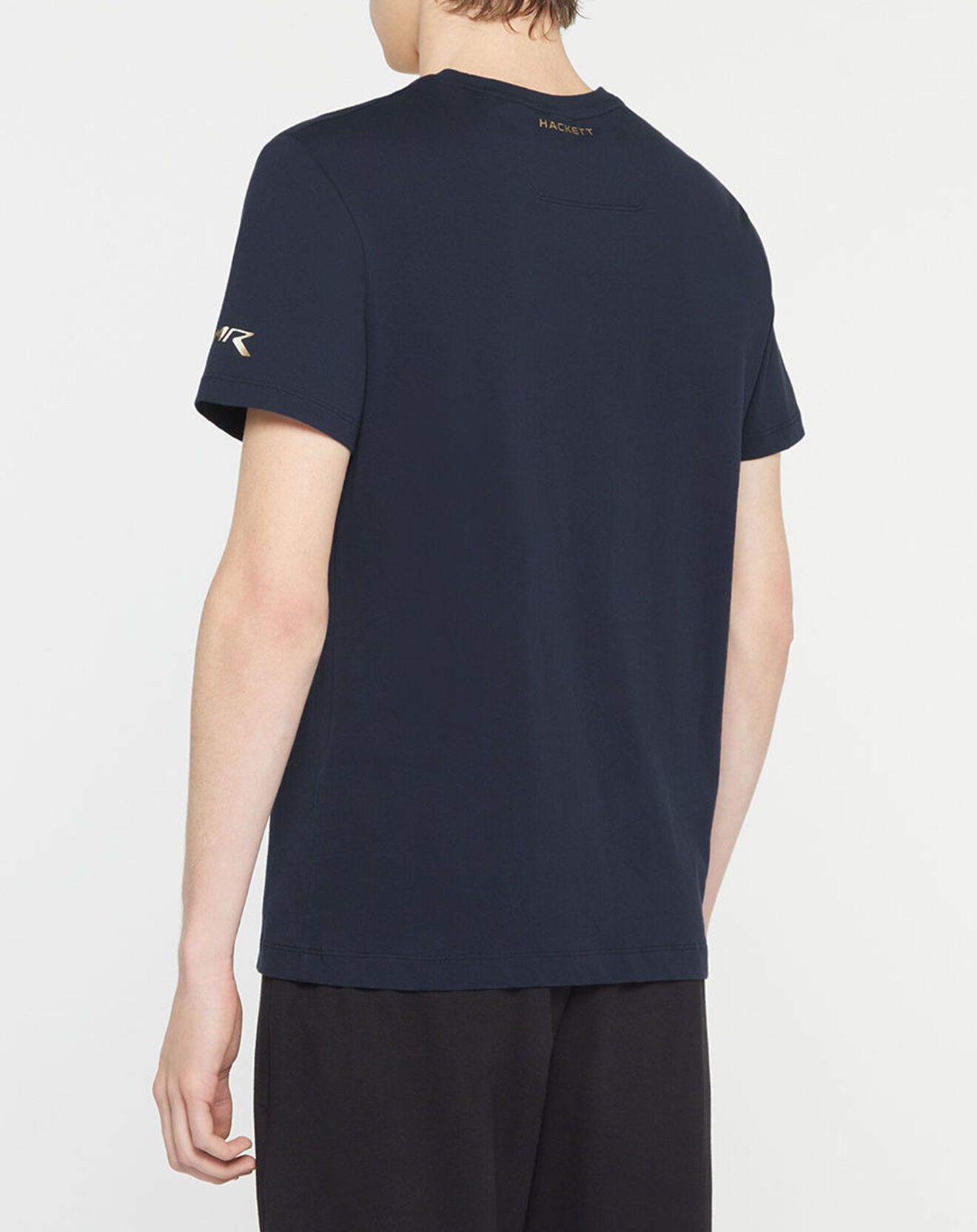 Hackett London T-Shirt Logo Aston Martin Racing bleu marine