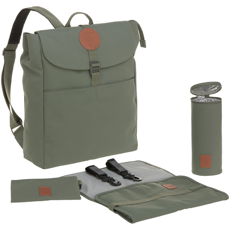 LÄSSIG Wickelrucksack GRE Backpack Adventure olive