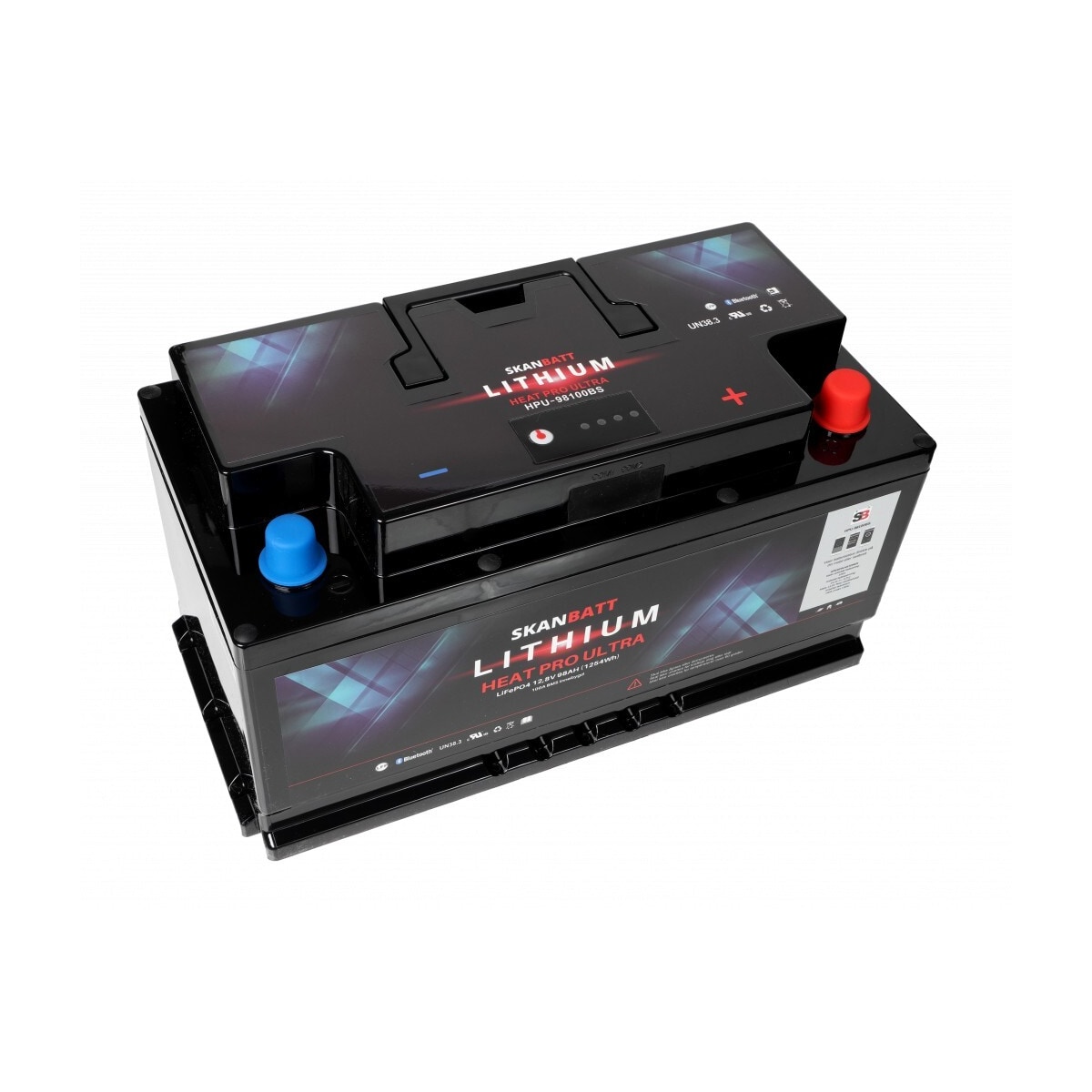 SKANBATT Lithium HEAT PRO  Ultra  12V 98AH - CAN Bus - 300A (