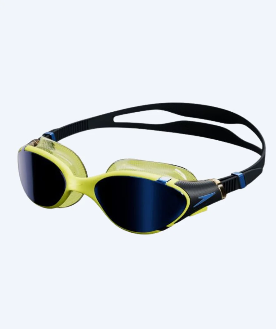 Speedo motions svømmebriller - Biofuse 2.0 Mirror - Gul/sort