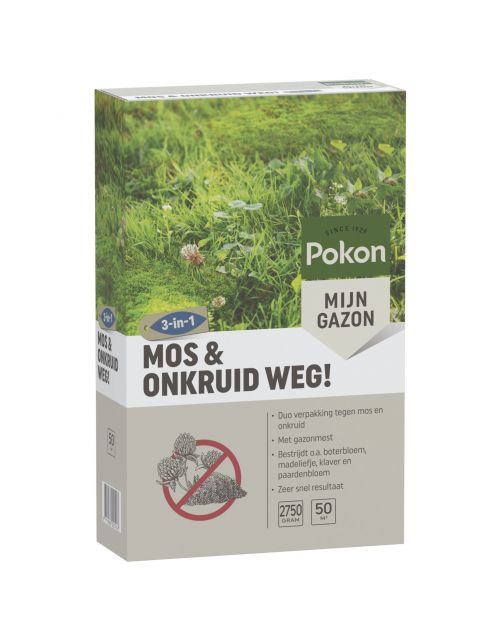 Pokon Mos En Onkruid Weg! - Algen- Mosbestrijding