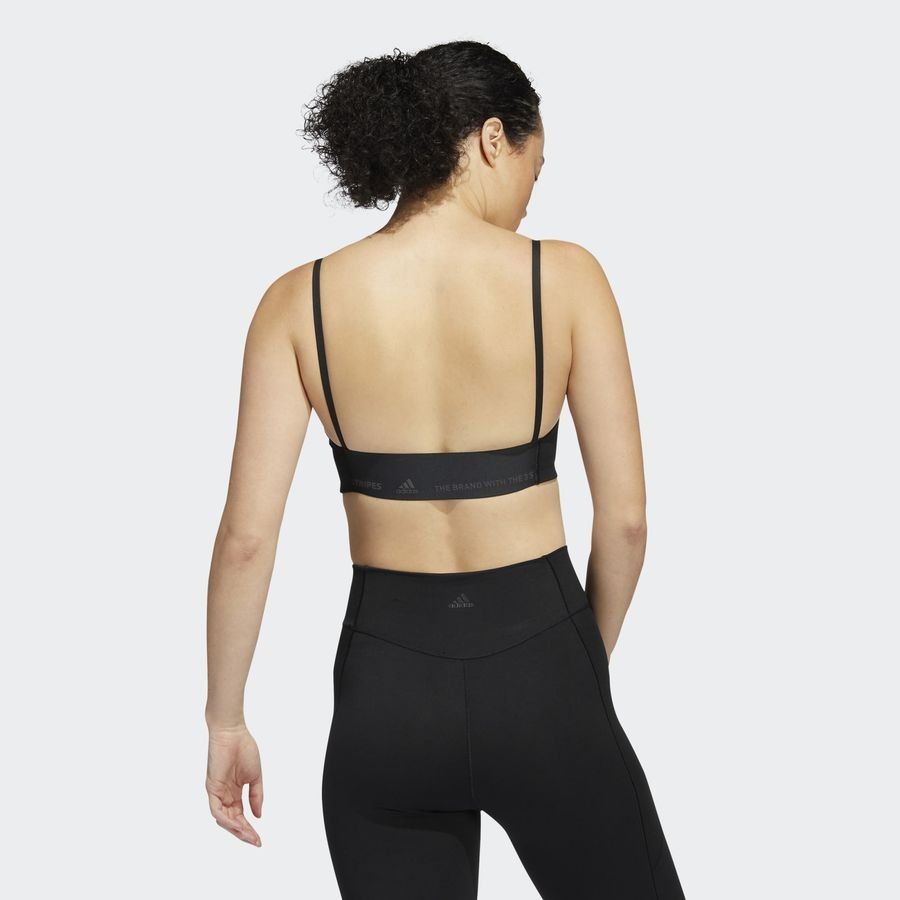 adidas Brassière Yoga Studio Light Support - Noir Femme