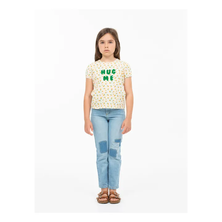Wander & Wonder T-Shirt Hug Me Coton Bio | Crème