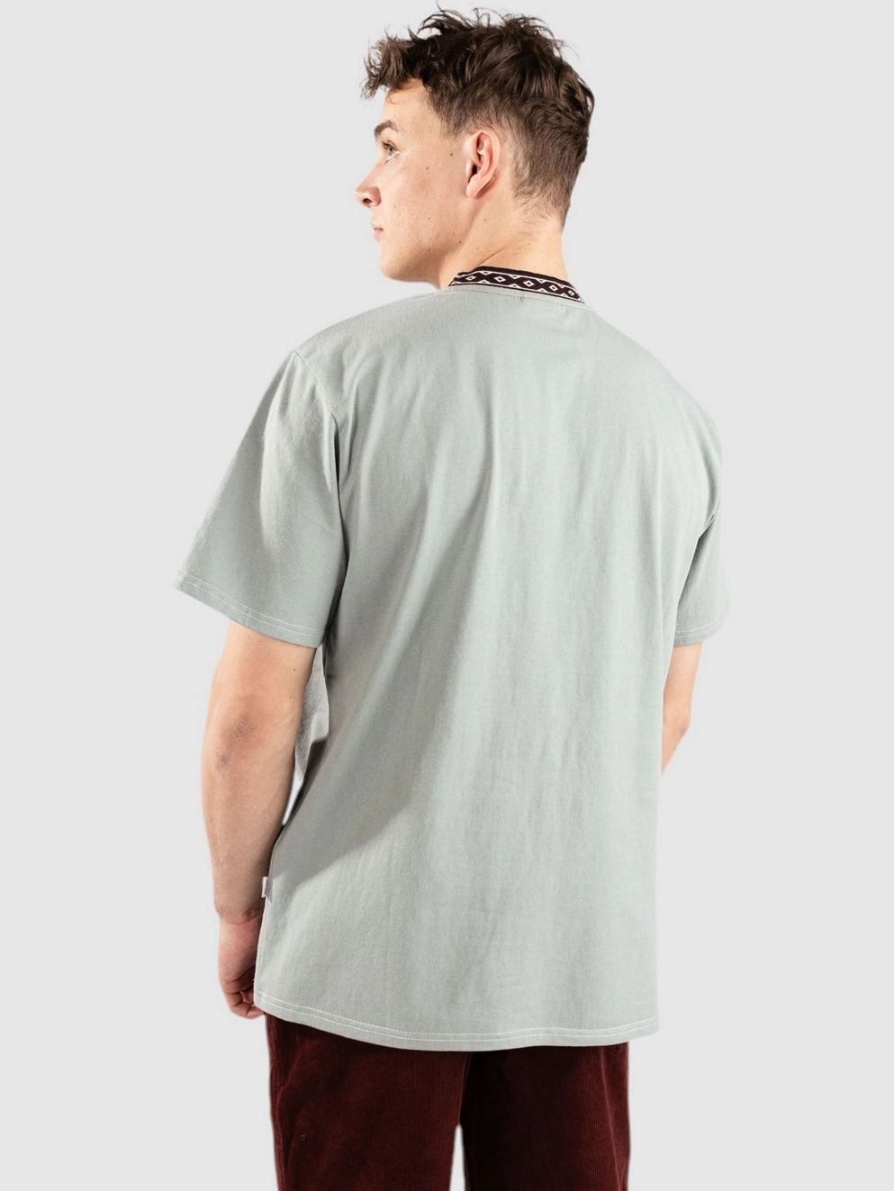 Rhythm Contrast T-Shirt teal