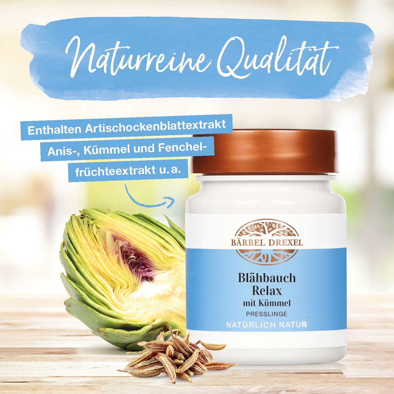 Bärbel Drexel Blähbauch Relax mit Kümmel Presslinge