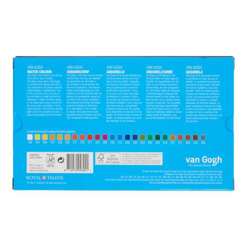 Talens Van Gogh Aquarellfarbe im Holzkasten