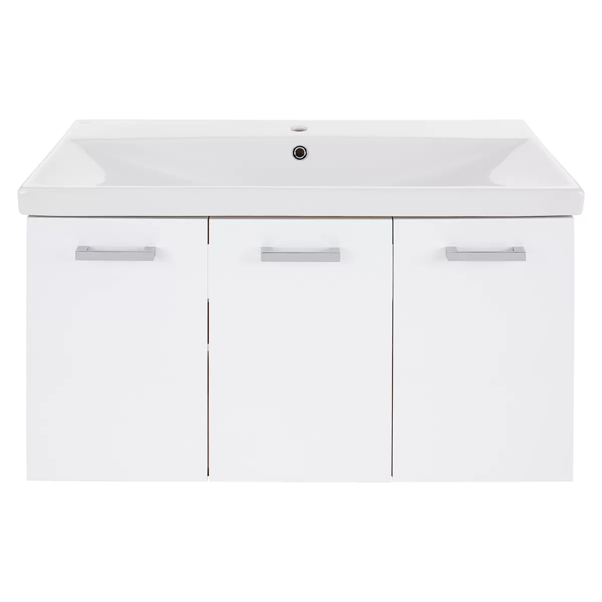 Waschbeckenunterschrank Milano WBU weiss,Artisan Eiche