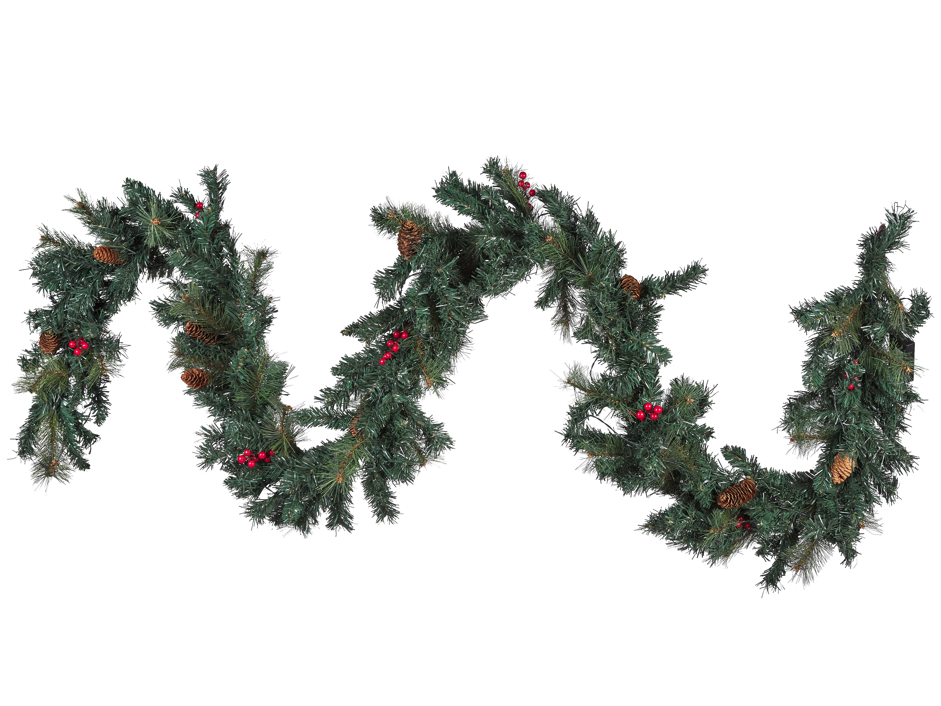 Kerstguirlande LED TENALA 270 cm Groen