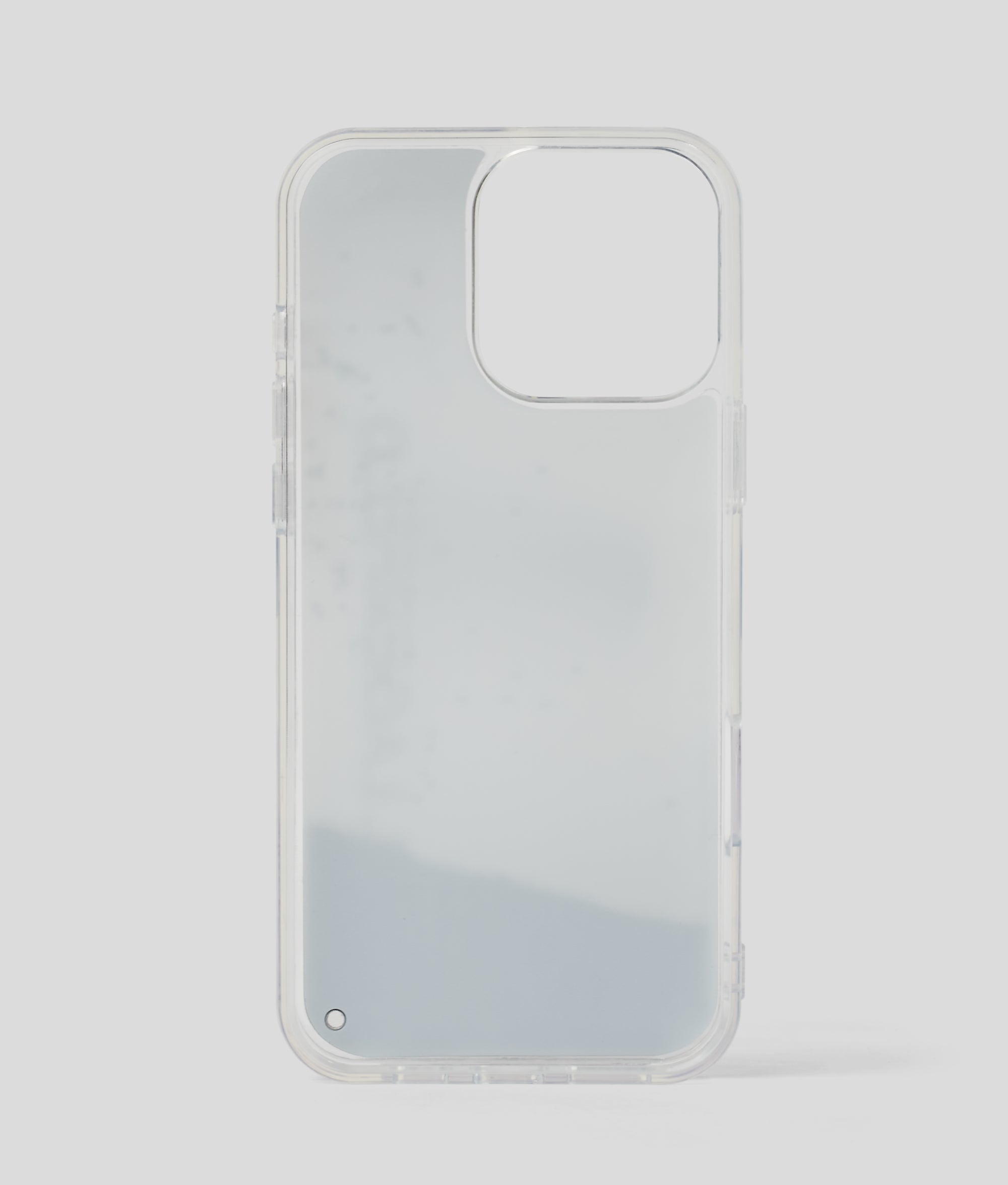 Logo hoesje met glitter voor iPhone 16 Pro Max