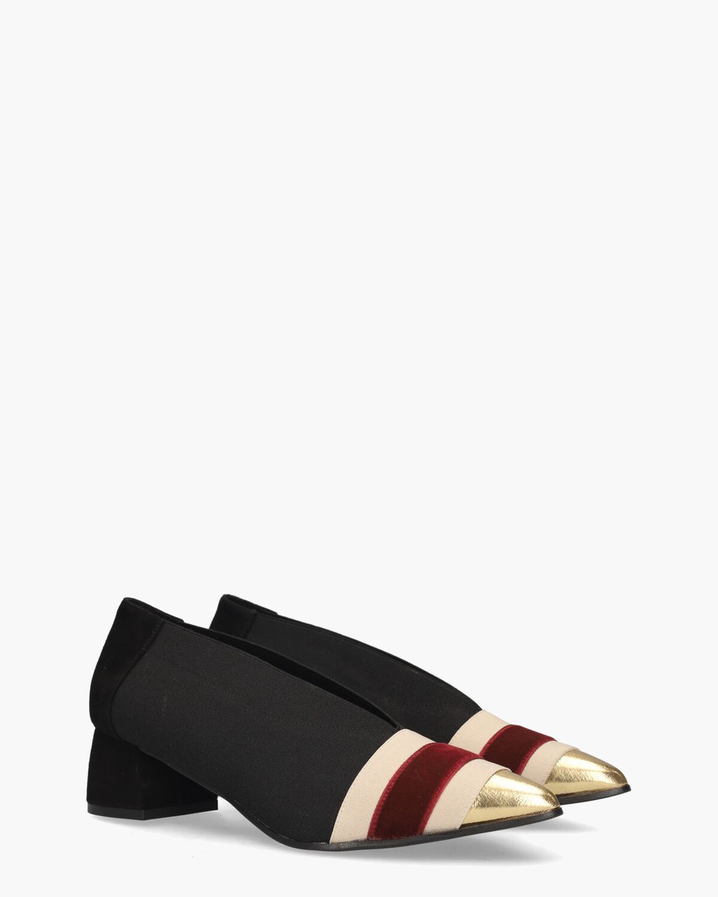 Daniele Ancarani Mollie Zwart/Multicolor Damespumps